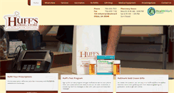 Desktop Screenshot of huffsdrugstore.com